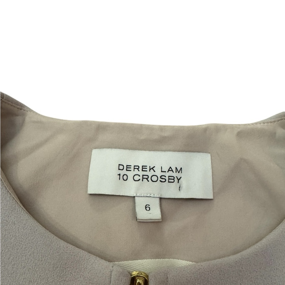 Derek Lam 10 Crosby Lilac High Low Zip Jacket Size 6 - Picture 9 of 16